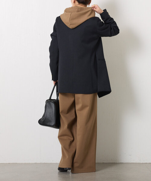 COLLAGE GALLARDAGALANTE(コラージュガリャルダガランテ)の「フーデッドオールインワン(つなぎ/オールインワン・レディース・カーキ/サンドベージュ・FREE)」の20枚目の写真