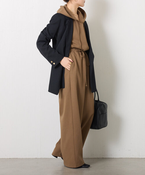 COLLAGE GALLARDAGALANTE(コラージュガリャルダガランテ)の「フーデッドオールインワン(つなぎ/オールインワン・レディース・カーキ/サンドベージュ・FREE)」の21枚目の写真