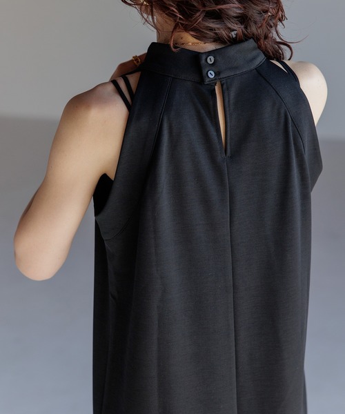 セール】kumika - ホルターネックワンピース made in INTER FACTORY