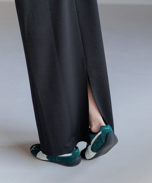 INTER FACTORY（インターファクトリー）の「kumika - ホルターネックワンピース made in INTER FACTORY（ワンピース・レディース・アイボリー/ブラック・MT/MEDIUM）」の11枚目の写真