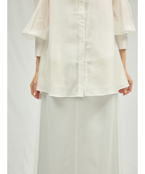 DOLLUPOOPS（ドールアップウップス）の「ショルダーオープンレイヤードライクブラウス（シャツ/ブラウス・レディース・オフホワイト/ブラック・38）」の15枚目の写真