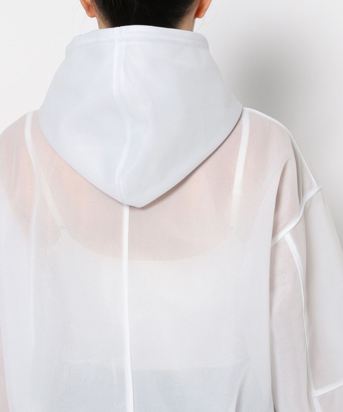 LOWRYS FARM（ローリーズファーム）の「シアーダンボールフーディ 289740（パーカー・レディース・ホワイト/イエロー/ブルー・FREE）」の11枚目の写真