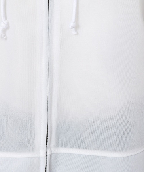 LOWRYS FARM（ローリーズファーム）の「シアーダンボールフーディ 289740（パーカー・レディース・ホワイト/イエロー/ブルー・FREE）」の10枚目の写真