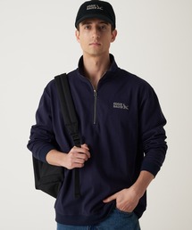 EBロゴ ハーフジップ 長袖 Tシャツ