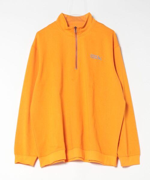 Eddie Bauer（エディーバウアー）の「EBロゴ ハーフジップ 長袖 Tシャツ（Tシャツ/カットソー・メンズ・杢グレー/ダークネイビー/オレンジ・XXL/XL/L/M）」の17枚目の写真