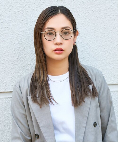 JOURNAL STANDARD relume(ジャーナルスタンダード レリューム)の「【WEB限定】ウェリントン型 サングラス|メタルフレーム|高級感|紫外線対策|UVカット|ユニセックス|ジャーナルスタンダードレリューム|Zoff|JOURNAL STANDARD relume(サングラス・レディース・ブラック系その他/ブラウン系その他7/ブラウン/ブラック・FREE)」の15枚目の写真