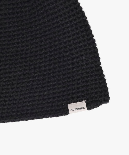 OVERRIDE(オーバーライド)の「OVERRIDE TC CROCHET LOW BEANIE / オーバーライド(ニットキャップ/ビーニー・メンズ・ブラウン/グリーン/ブラック/ネイビー/ベージュ/グレー・57~59cm)」の10枚目の写真