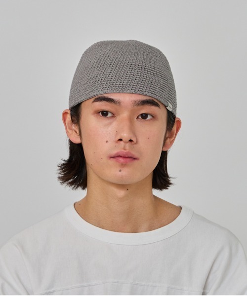OVERRIDE(オーバーライド)の「OVERRIDE TC CROCHET LOW BEANIE / オーバーライド(ニットキャップ/ビーニー・メンズ・ブラウン/グリーン/ブラック/ネイビー/ベージュ/グレー・57~59cm)」の15枚目の写真