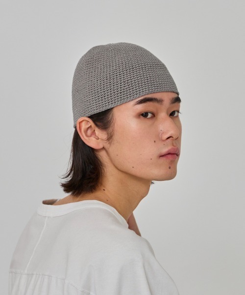 OVERRIDE(オーバーライド)の「OVERRIDE TC CROCHET LOW BEANIE / オーバーライド(ニットキャップ/ビーニー・メンズ・ブラウン/グリーン/ブラック/ネイビー/ベージュ/グレー・57~59cm)」の17枚目の写真