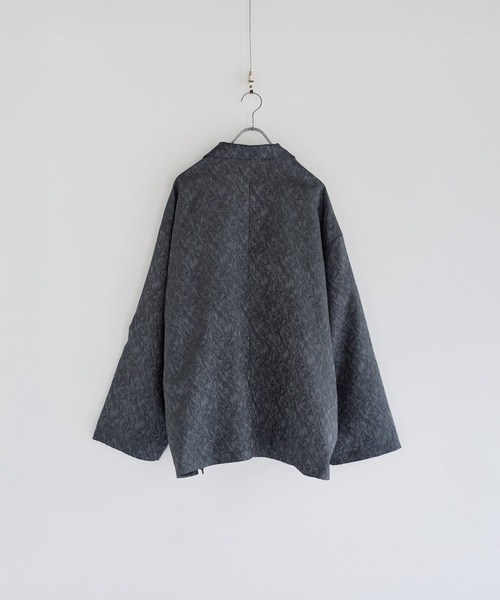 LILL（リル）の「ルーズシルエットワイドアームジャガードテーラードジャケット（テーラードジャケット・メンズ・ブラック/ライトグレー/チャコールグレー・S/XL/L/M）」の6枚目の写真