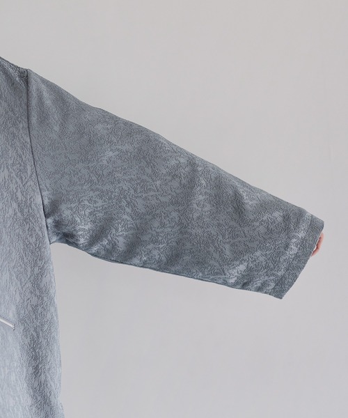 LILL（リル）の「ルーズシルエットワイドアームジャガードテーラードジャケット（テーラードジャケット・メンズ・ブラック/ライトグレー/チャコールグレー・S/XL/L/M）」の9枚目の写真