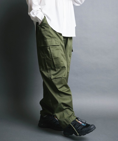 Magine(マージン)の「【SELECT】IR:TC TWILL CARGO PANTS/ツイル カーゴパンツ(カーゴパンツ・メンズ・ブラック/ブラウン/オフホワイト/カーキ・M/L)」の8枚目の写真