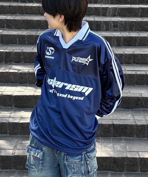 セール】25SS ユニフォームライク フロントロゴプリント