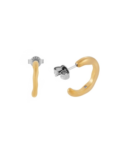 SKAGEN(スカーゲン)の「スカーゲン アクセサリー レディース ピアス ゴールド SKJ1868710(ピアス(両耳用)・レディース・GOLD・FREE)」の2枚目の写真
