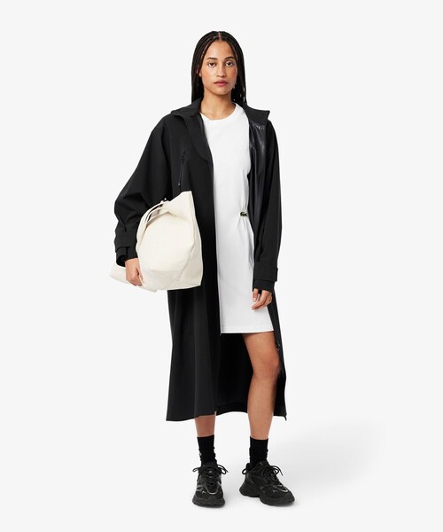 LACOSTE（ラコステ）の「レディース L003 NEO SHOT 125 1 SFA ビッグメッシュ ハイテクスニーカー（スニーカー・レディース・ライトグレー/オフホワイト/グリーン/ホワイト×ホワイト/ブラック/ブルー/ライトイエロー・22.5cm/23.5cm/24.5cm/23.0cm/24.0cm）」の18枚目の写真