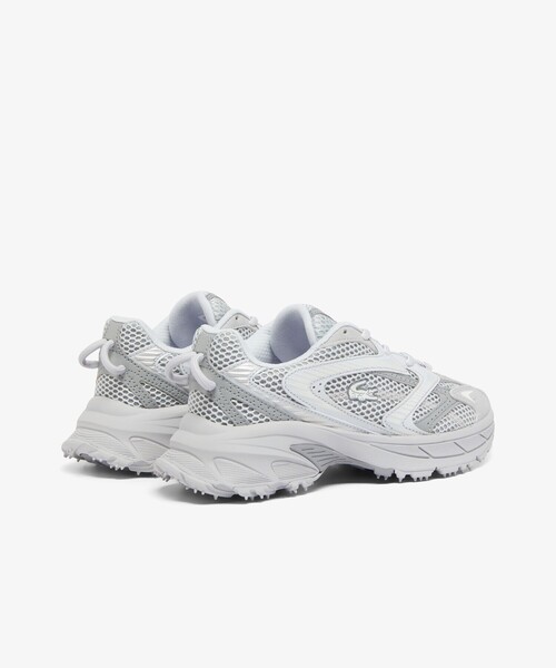 LACOSTE（ラコステ）の「レディース L003 NEO SHOT 125 1 SFA ビッグメッシュ ハイテクスニーカー（スニーカー・レディース・ライトグレー/オフホワイト/グリーン/ホワイト×ホワイト/ブラック/ブルー/ライトイエロー・22.5cm/23.5cm/24.5cm/23.0cm/24.0cm）」の20枚目の写真