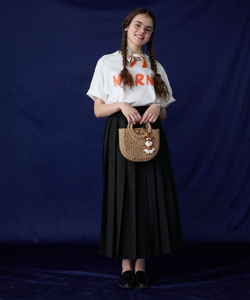 BONLECILL Marche(ボンルシールマルシェ)の「【BONLECILL Marche】ショルダー付きラウンドバスケット/かごバッグ(かごバッグ・レディース・ブラウン/ベージュ・FREE)」の8枚目の写真