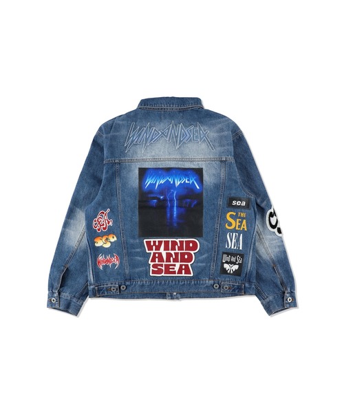 WIND AND SEA(ウィンダンシー)の「BAND DENIM JACKET(デニムジャケット・メンズ・ブルー・LARGE)」の5枚目の写真
