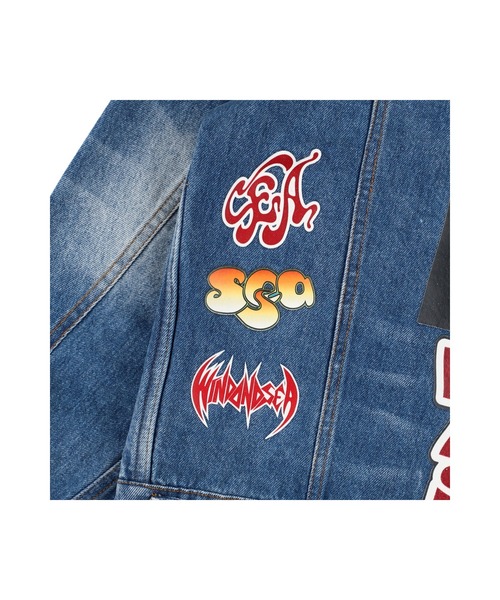 WIND AND SEA(ウィンダンシー)の「BAND DENIM JACKET(デニムジャケット・メンズ・ブルー・LARGE)」の6枚目の写真