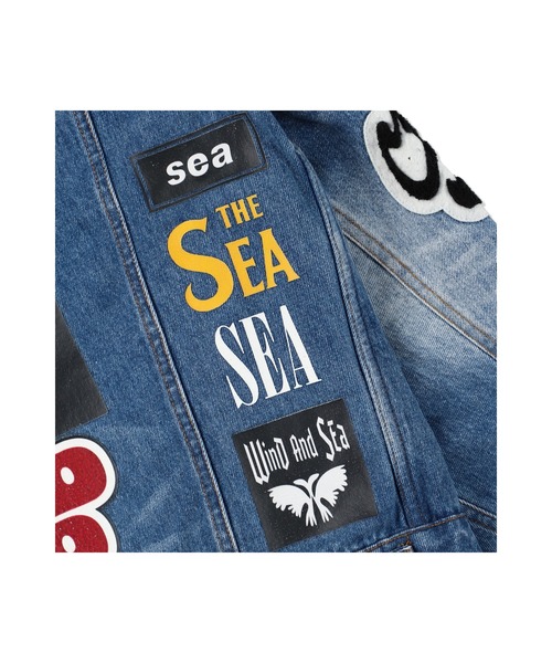 WIND AND SEA(ウィンダンシー)の「BAND DENIM JACKET(デニムジャケット・メンズ・ブルー・LARGE)」の7枚目の写真