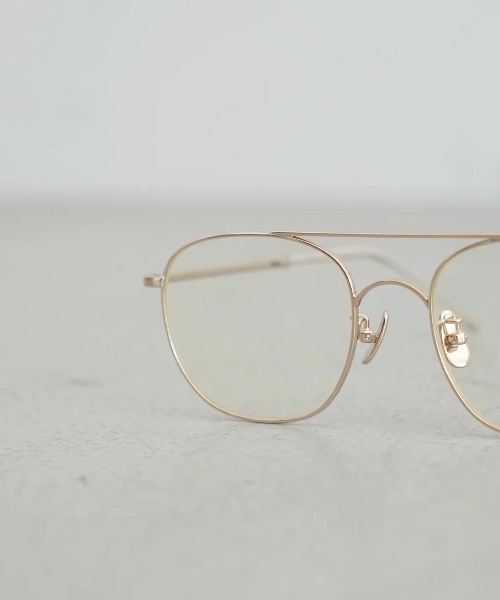 A.D.S.R.（エーディーエスアール）の「A.D.S.R. MORGAN06（メガネ・メンズ・ゴールド・FREE）」の2枚目の写真