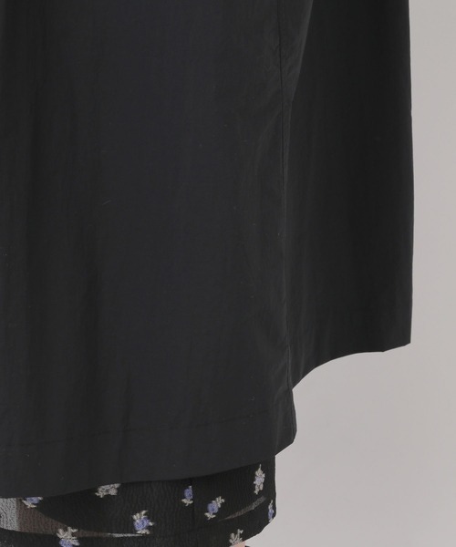 A part by（アパートバイ）の「ハッスイフードロングコート（ブルゾン・レディース・ブラック/ライトベージュ・FREE）」の16枚目の写真