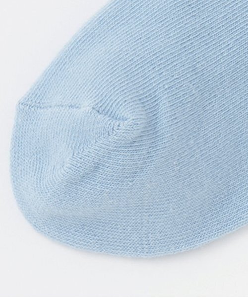 X-girl Stages（エックスガールステージス）の「ロゴ刺しゅうルーズソックス（ソックス/靴下・キッズ・ライトブルー・13-15cm/15-17cm/17-19cm/19-21cm）」の5枚目の写真