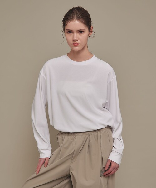 crewand × FOMARE大陸 ロンT ドライアムンゼンサイドコードロングスリーブカットソー（T