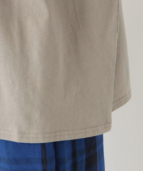 one'sterrace（ワンズテラス）の「シャーリング 6分袖綿カットソープルオーバー（Tシャツ/カットソー・レディース・ベージュ系その他7/アイボリー系8/ブラック系8・02）」の10枚目の写真