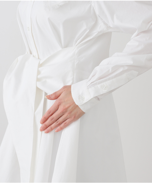 IENA(イエナ)の「THE GARMENT/ザ ガーメント Cyprus Pocket Dress ワンピース 21114(ワンピース・レディース・ホワイト・FREE)」の6枚目の写真