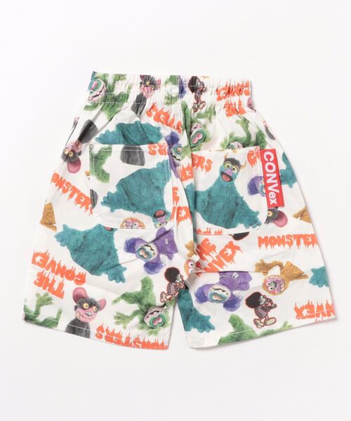 CONVEX(コンベックス)の「総柄 ワイドショートパンツ(その他パンツ・キッズ・ベージュ/グレー/オフホワイト・130cm/140cm/150cm/160cm/120cm)」の4枚目の写真