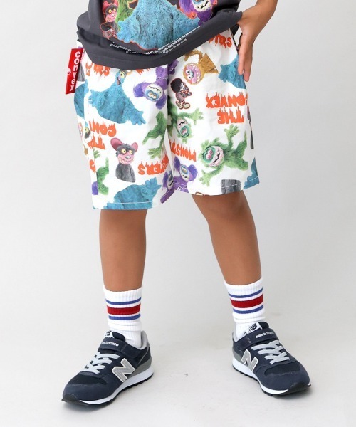 CONVEX(コンベックス)の「総柄 ワイドショートパンツ(その他パンツ・キッズ・ベージュ/グレー/オフホワイト・130cm/140cm/150cm/160cm/120cm)」の2枚目の写真