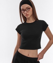 [B-BASIC] スタンダードショートスリーブラウンド半袖Tシャツ (2TYPE)