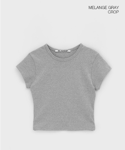 韓国発【BLACKUP】ショートスリーブラウンド半袖2TYPE 送料込 BLACKUP tシャツ 「B-BASIC」 スタンダードショートスリーブ