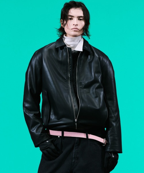 ジャケット・アウター BALR. LEATHER TRUCKER JACKET BALR. LEATHER TRUCKER JACKET