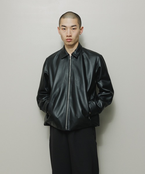 BAL（バル）の「TECH LEATHER ZIP JACKET（ライダースジャケット・メンズ・ブラック・2/3/1）」の11枚目の写真