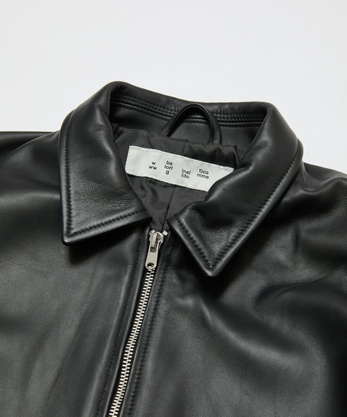 BAL（バル）の「TECH LEATHER ZIP JACKET（ライダースジャケット・メンズ・ブラック・2/3/1）」の17枚目の写真