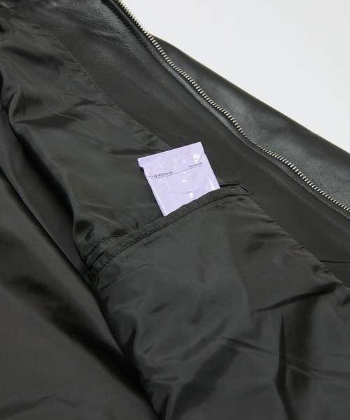 BAL（バル）の「TECH LEATHER ZIP JACKET（ライダースジャケット・メンズ・ブラック・2/3/1）」の20枚目の写真