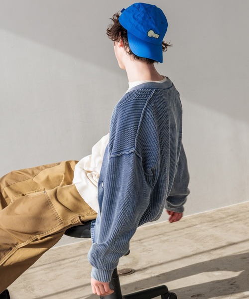 niko and...（ニコアンド）の「ナイロンワッペン刺繍キャップ（キャップ・メンズ・ブラック/グレー/ブルー/イエロー・FREE）」の9枚目の写真