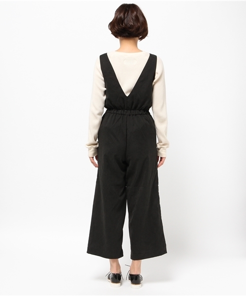 VENCEEXCHANGE（ヴァンスエクスチェンジ）の「ポリエステルピーチオールインワン         （つなぎ/オールインワン・レディース・ブラック/ライトブラウン・MEDIUM/SMALL）」の5枚目の写真