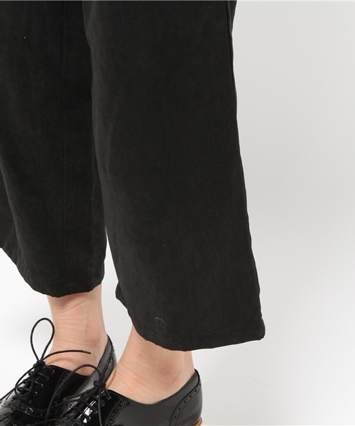 VENCEEXCHANGE（ヴァンスエクスチェンジ）の「ポリエステルピーチオールインワン         （つなぎ/オールインワン・レディース・ブラック/ライトブラウン・MEDIUM/SMALL）」の8枚目の写真