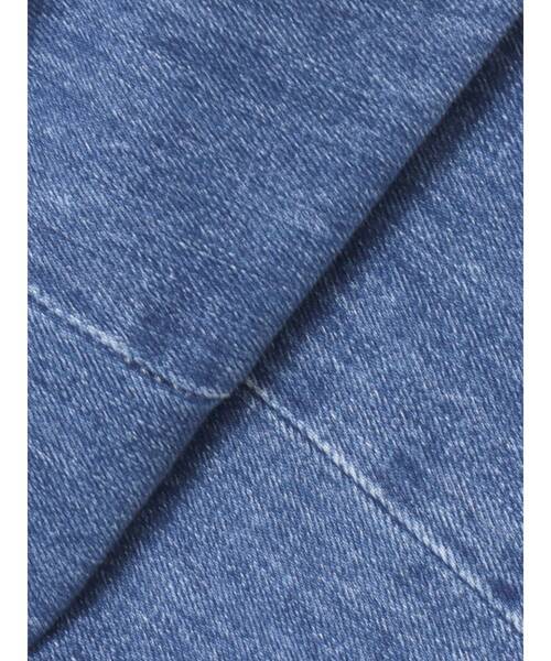 GYDA（ジェイダ）の「ハイウエストレイヤードリメイクロングデニムスカートライクショートパンツ（デニムスカート・レディース・ライトブルー/ブルー・MEDIUM/SMALL）」の22枚目の写真