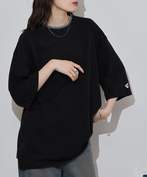 JEMORGAN(ジェーイーモーガン)の「JEMORGAN T/Cカノコ ラインリブ半袖T(Tシャツ/カットソー・メンズ・ネイビー/ベージュ/ブラック/オフホワイト・XL/M/L)」の3枚目の写真