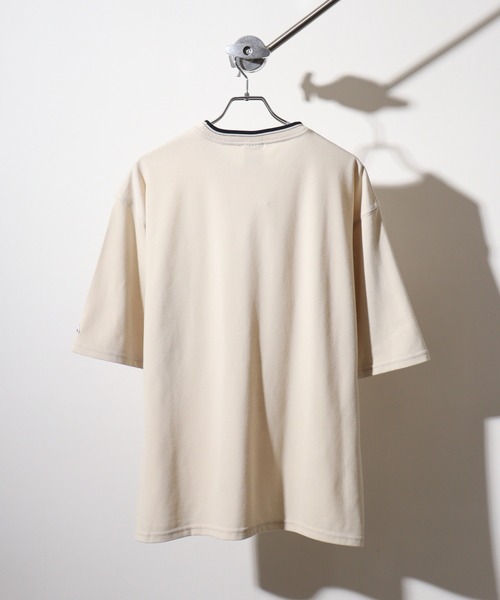 JEMORGAN(ジェーイーモーガン)の「JEMORGAN T/Cカノコ ラインリブ半袖T(Tシャツ/カットソー・メンズ・ネイビー/ベージュ/ブラック/オフホワイト・XL/M/L)」の20枚目の写真