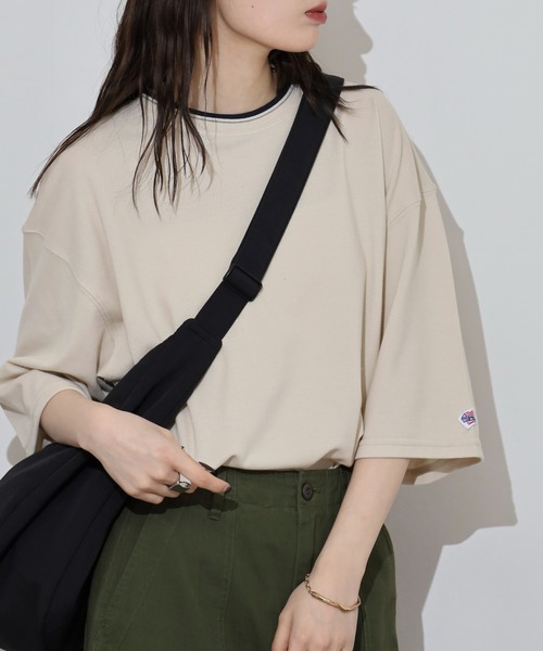 JEMORGAN(ジェーイーモーガン)の「JEMORGAN T/Cカノコ ラインリブ半袖T(Tシャツ/カットソー・メンズ・ネイビー/ベージュ/ブラック/オフホワイト・XL/M/L)」の11枚目の写真