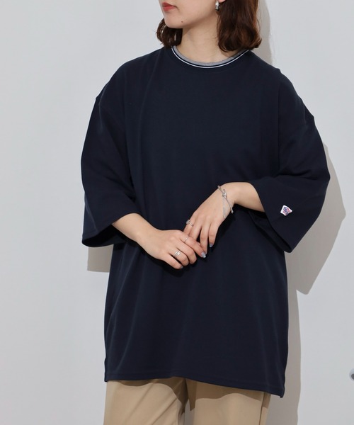 JEMORGAN(ジェーイーモーガン)の「JEMORGAN T/Cカノコ ラインリブ半袖T(Tシャツ/カットソー・メンズ・ネイビー/ベージュ/ブラック/オフホワイト・XL/M/L)」の9枚目の写真