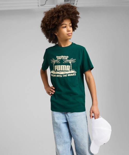 セール】PUMA プーマ ボーイズ ミッド90S グラフィック 半袖 T