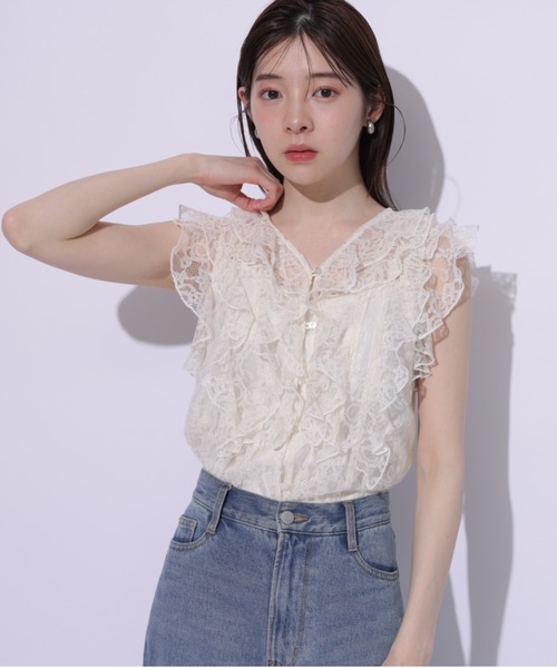 Rirandture（リランドチュール）の「ラッフルフリルブラウス（シャツ