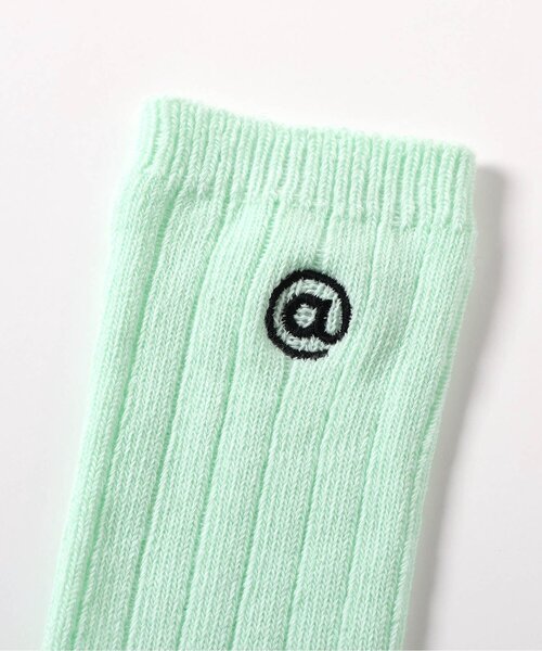 algy（アルジー）の「ワンポイントロゴルーズソックス（ソックス/靴下・キッズ・オフホワイト/ブラック/ミント・21/24）」の11枚目の写真