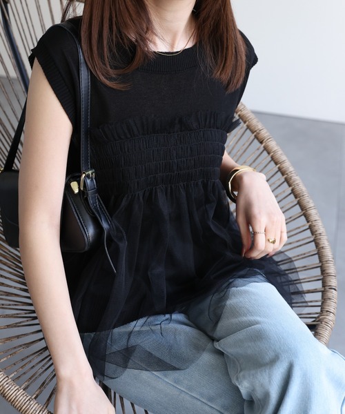 model：162㎝　着用サイズ：F